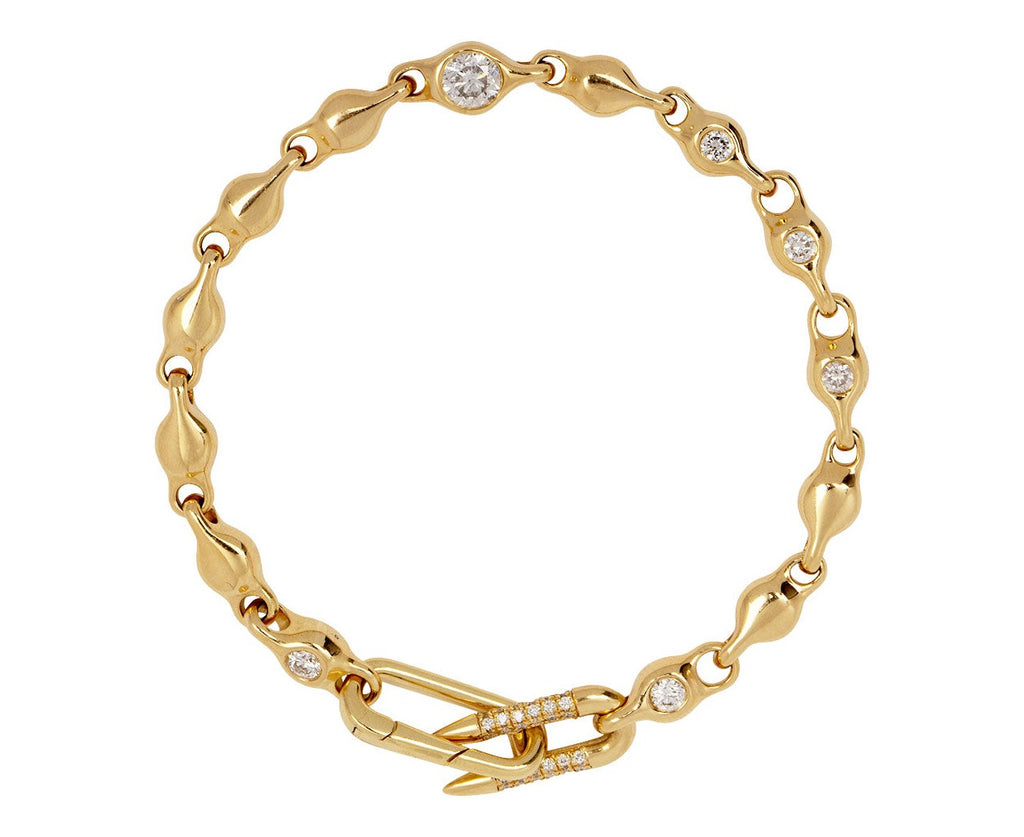 Uniform Object Diamond Reflective Bracelet Other Side