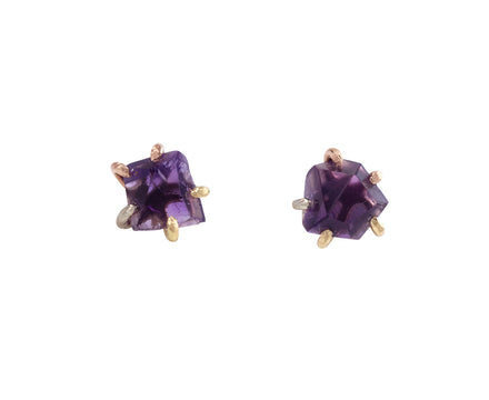 Variance Objects Amethyst Stud Earrings