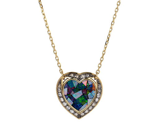 Venyx Opal Mosaic Anahata Pendant Necklace
