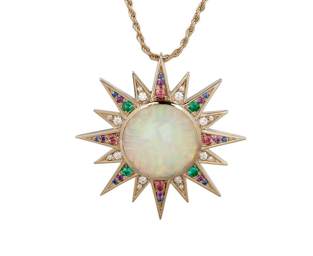 Venyx Opal Aruna Pendant Necklace Close Up