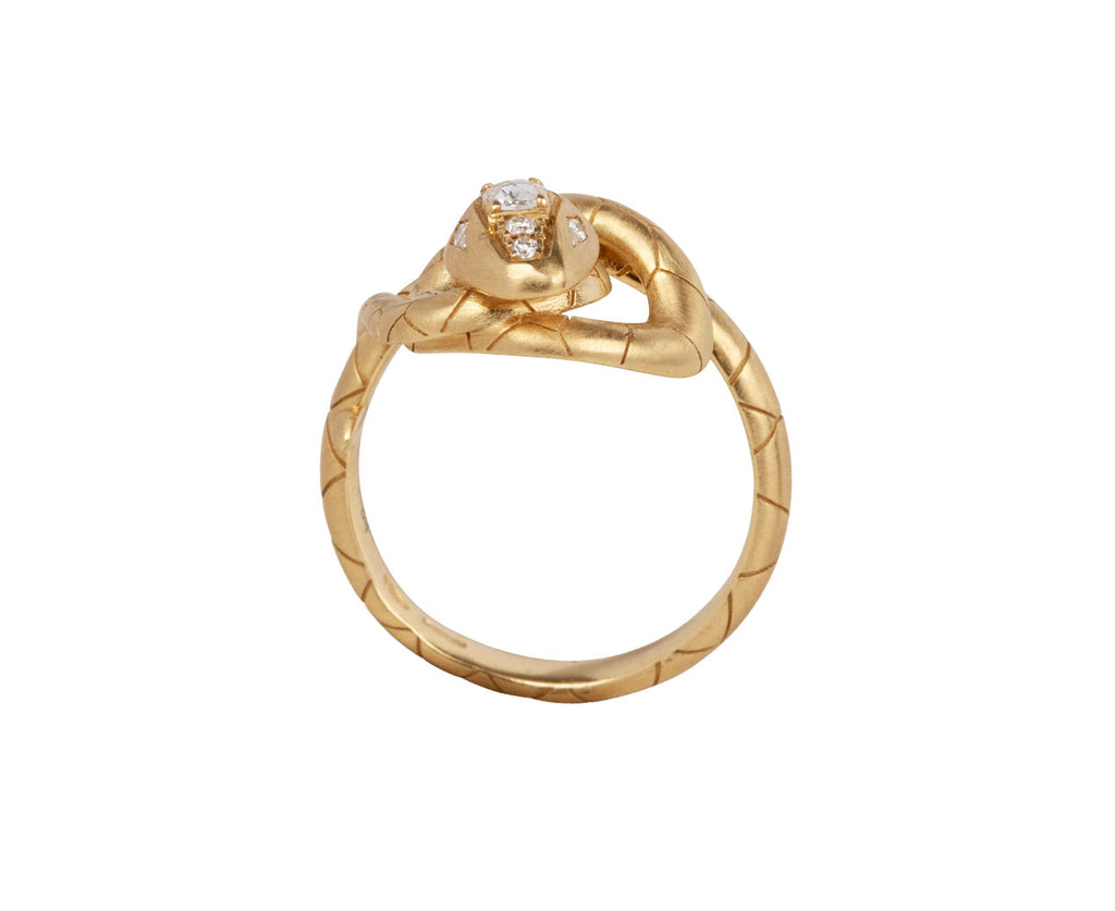 Diamond Naga Ring