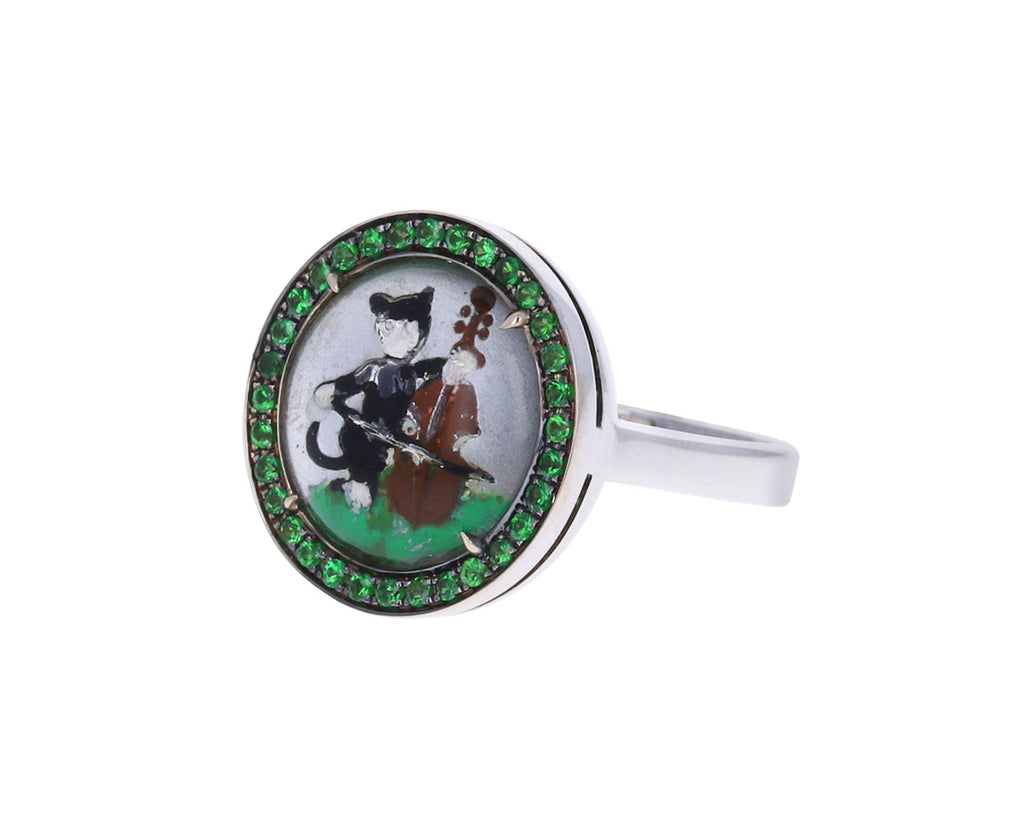 Being Crystal Notes of Music Ring