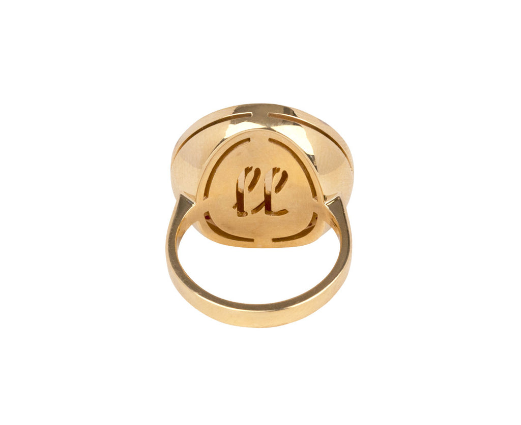 Francesca Villa Ruby Being Crystal Lucky Me Ring Back
