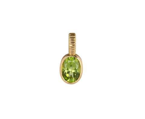 Viltier Peridot Oval Magnetic Charm Pendant ONLY