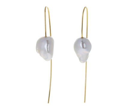 Baroque Pearl Nova Hook Earrings