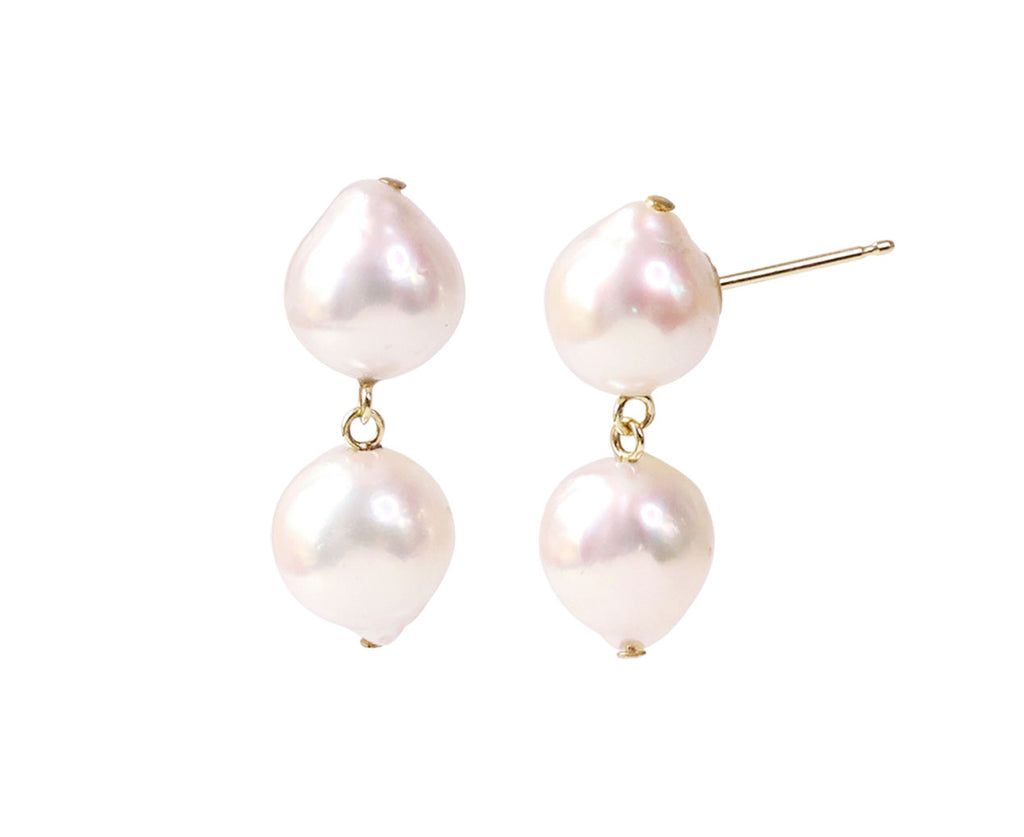Akoya Baroque Pearl Earrings