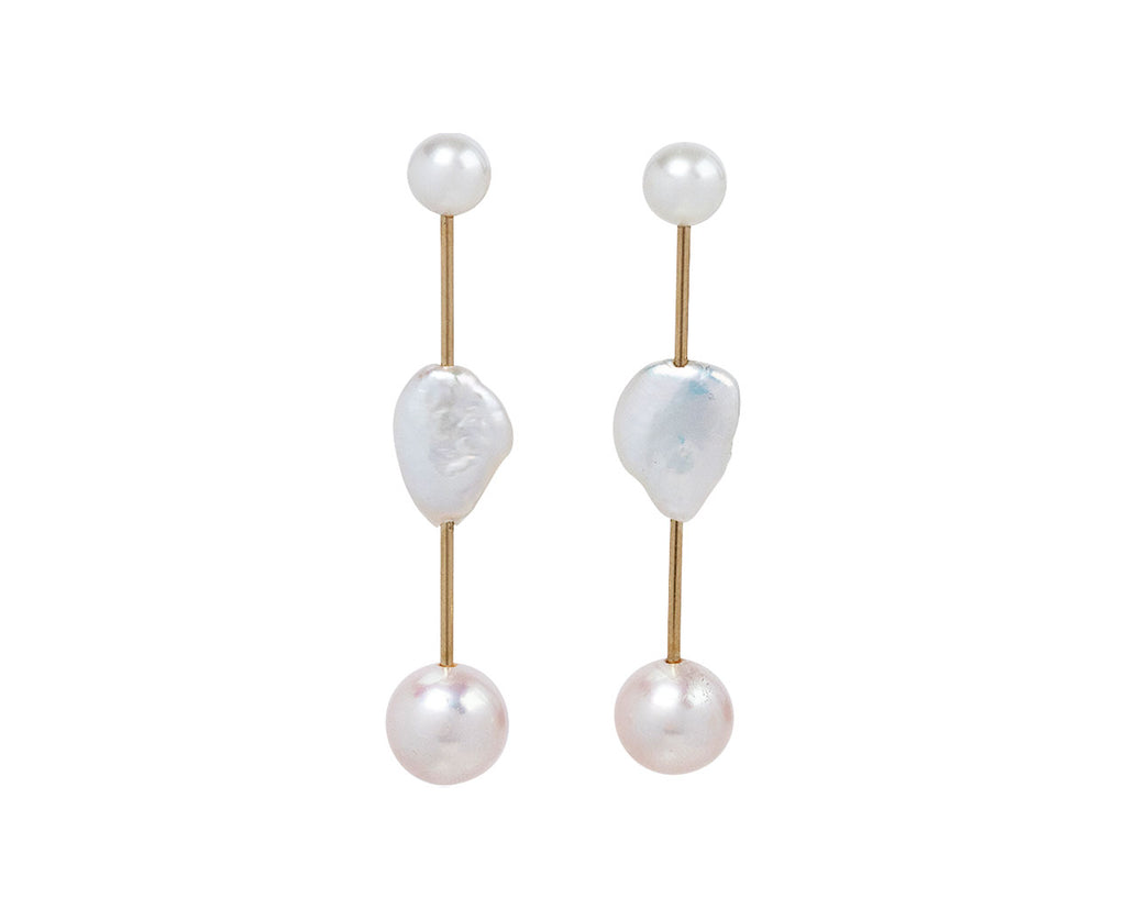 Pearl Cloudbar Earrings