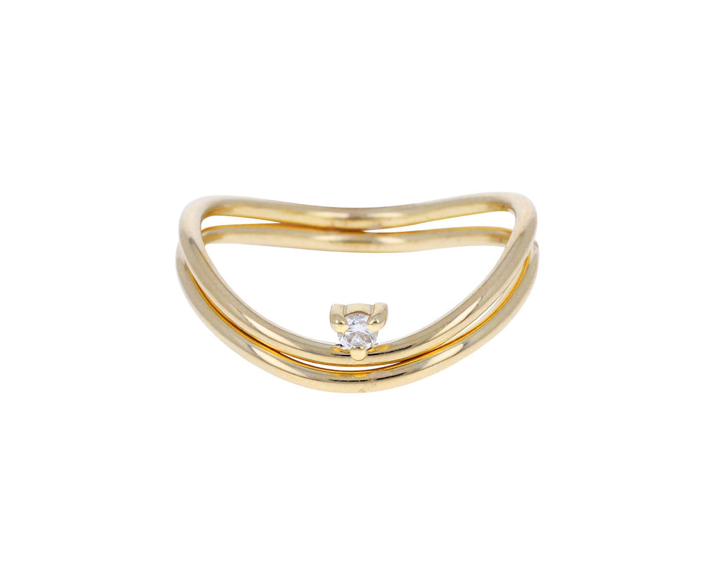 2.2mm Diamond Curve Band