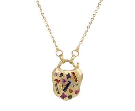 Polly Wales Harlequin Coeur de Confetti Necklace