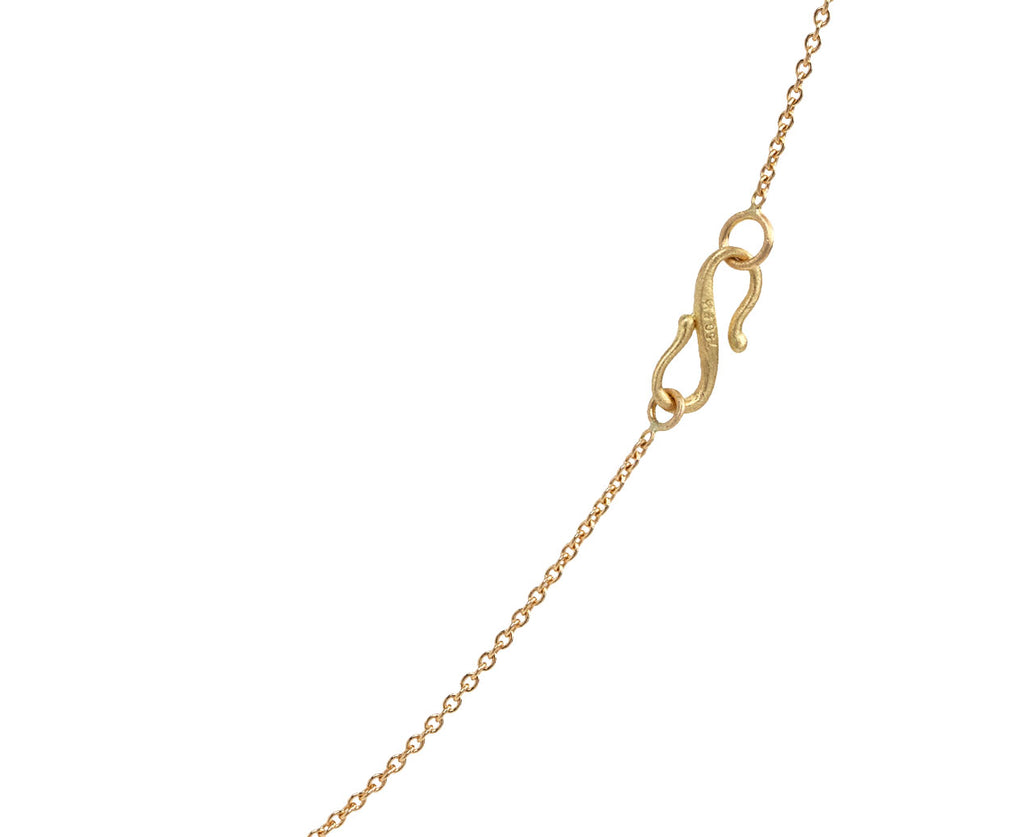 Polly Wales Plum Blossom Horizontal Fontaine Bar Necklace Clasp