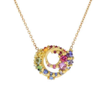 Ursa Rainbow Sapphire Necklace