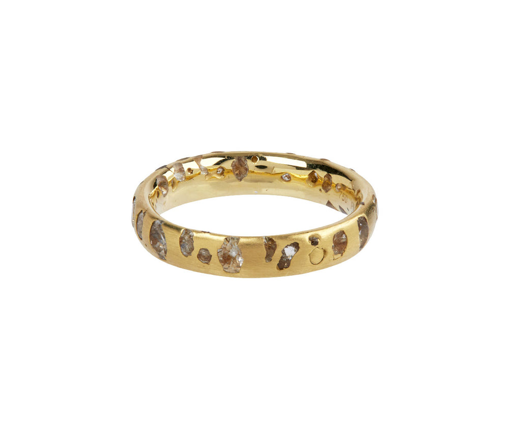 Polly Wales White Sapphire Confetti Band
