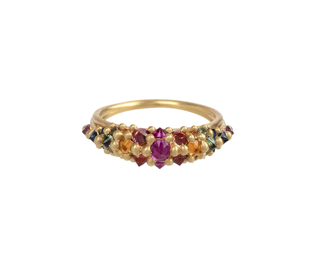 Polly Wales Rainbow Sapphire Galaxy Ring