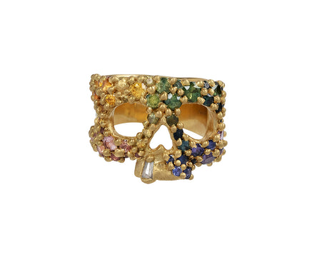 Polly Wales Blossom Crush Kali River Skull Ring