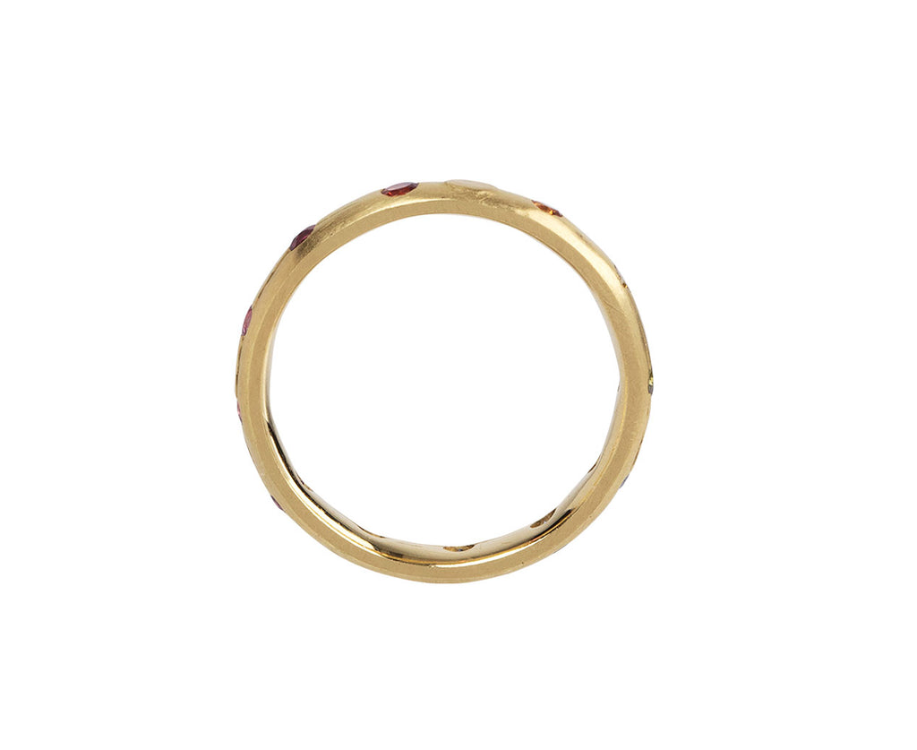 Rainbow Sapphire Celeste Slim Crystal Band
