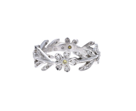 Diamond Flower Vine Ring