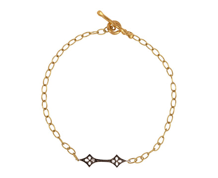Cathy Waterman Blackened Lace Arrow Bracelet