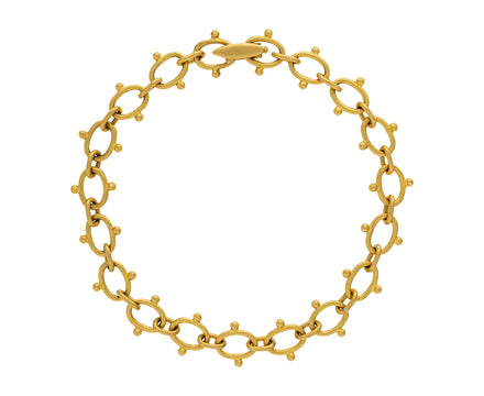Gold Bead Link Bracelet - TWISTonline 