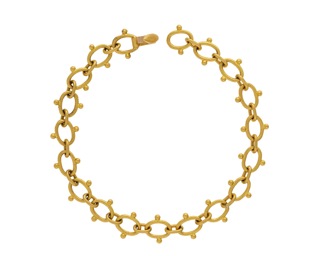 Gold Bead Link Bracelet - TWISTonline 