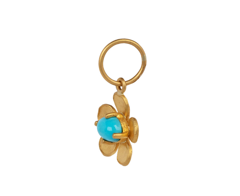 Cathy Waterman Turquoise Violet Charm ONLY Side