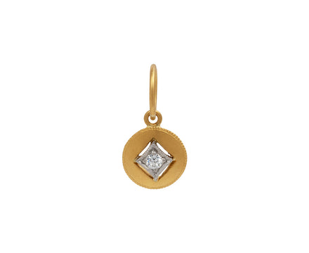 Floating Diamond Charm Pendant ONLY
