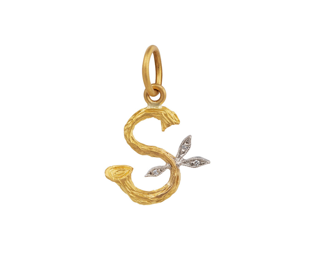 Branched S" Charm Pendant