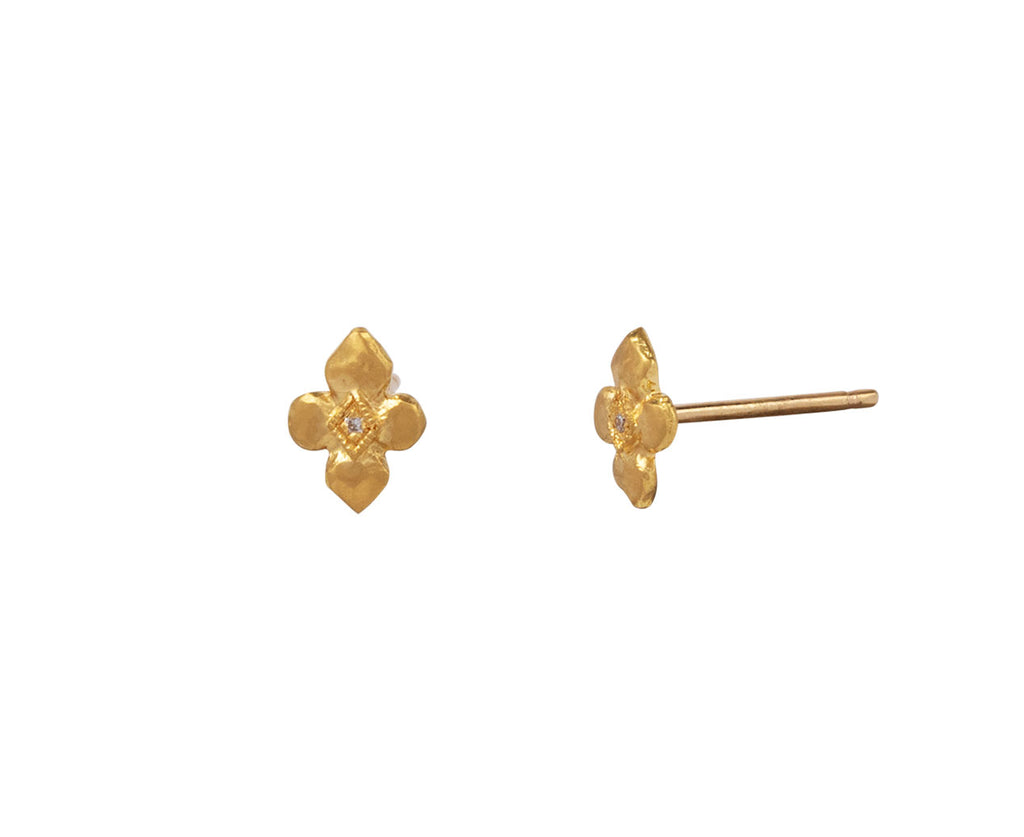 Gold Tiny Star Post Earrings - TWISTonline 