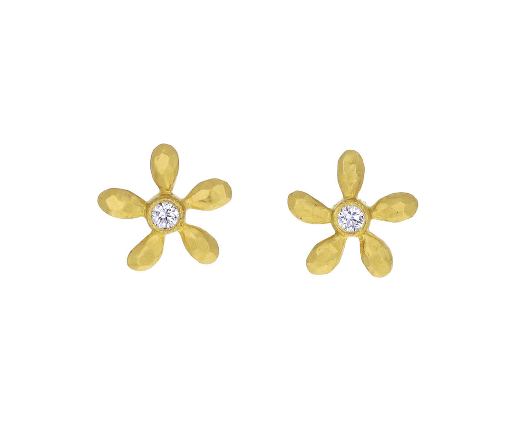 Gold Daisy Earrings