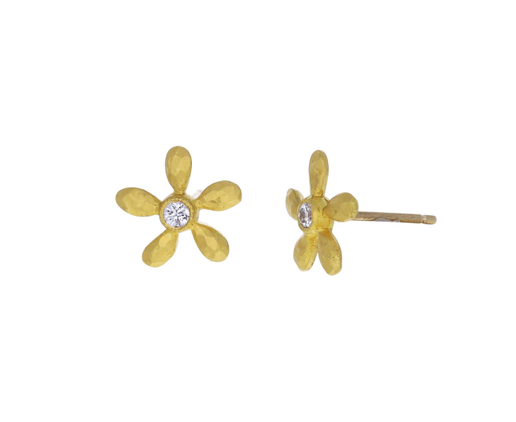 Gold Daisy Earrings