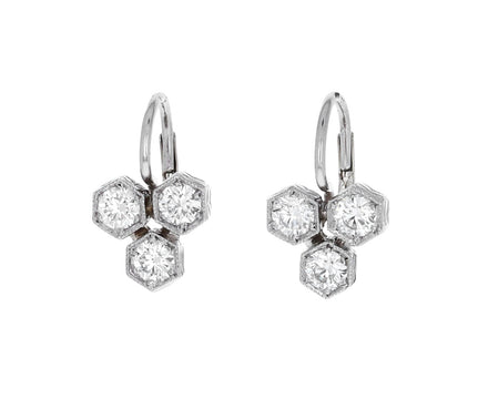 Triple Hexagonal Earrings