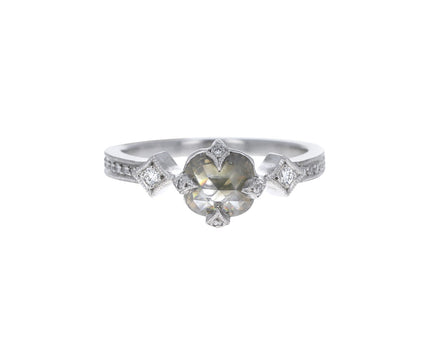 Rustic Diamond Antique Prong Solitaire