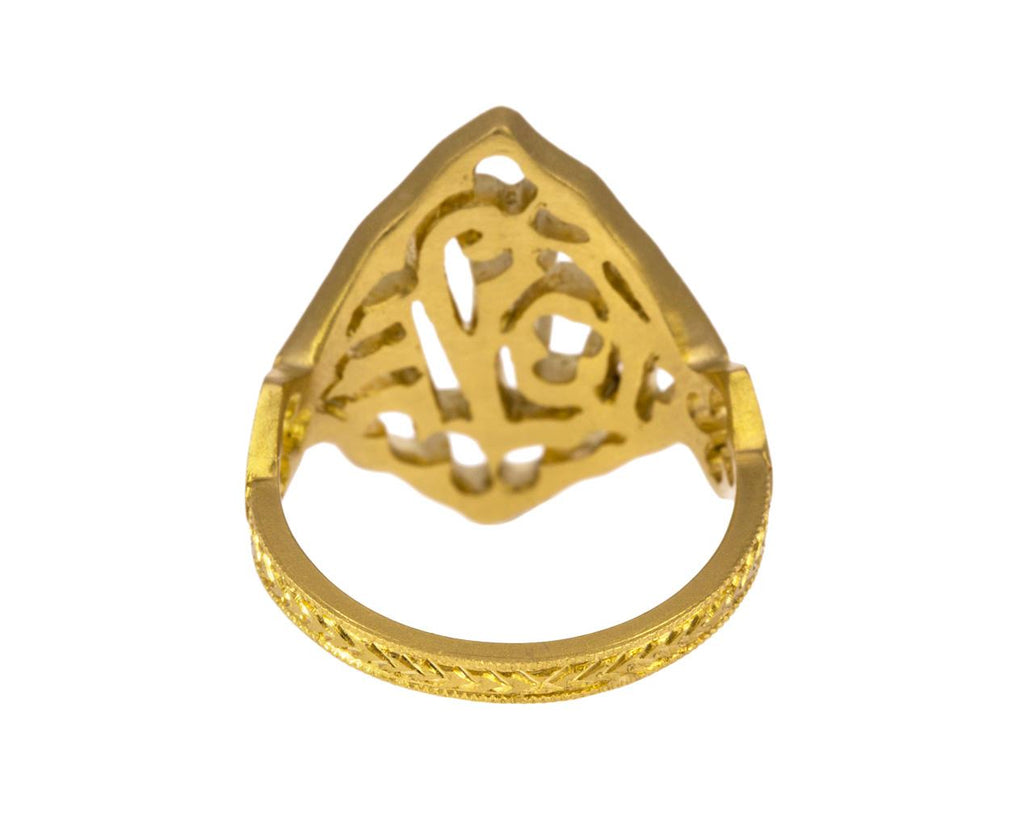 Cathy waterman 22k yellow gold love ring Clearance