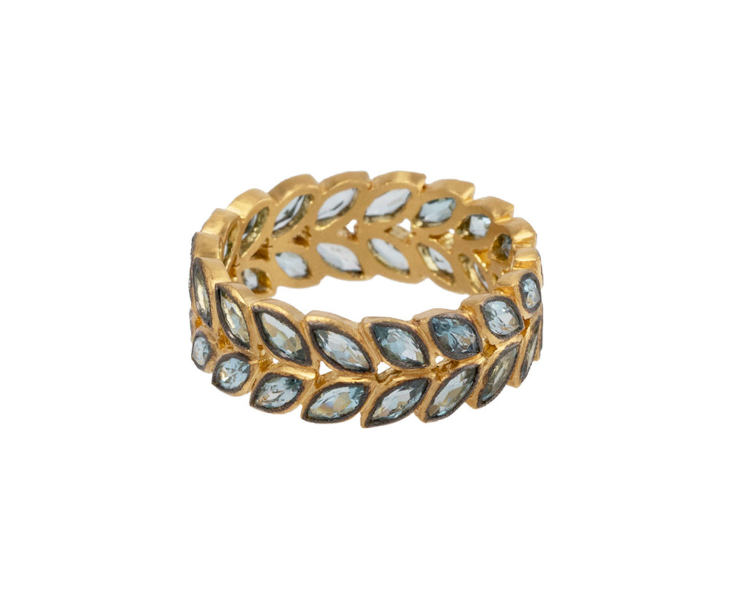 Aquamarine Laurel Band