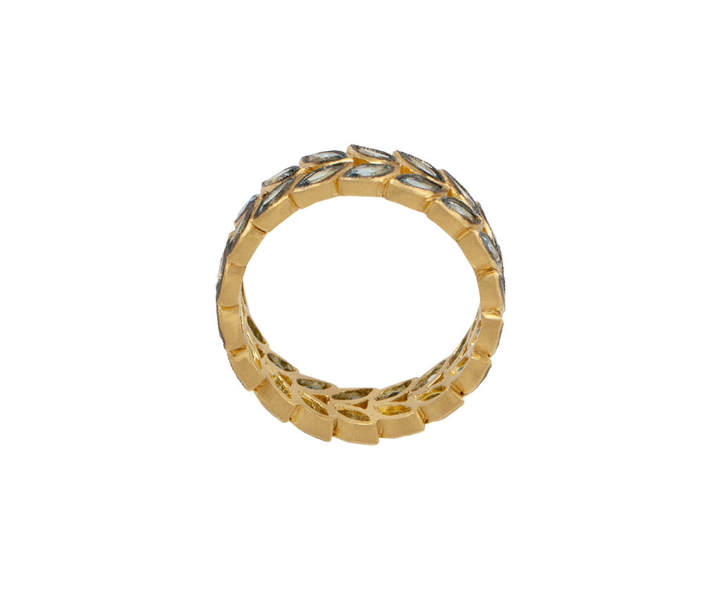 Aquamarine Laurel Band