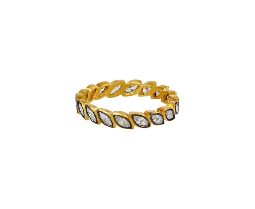 Cathy Waterman Diamond Single Row Laurel Band