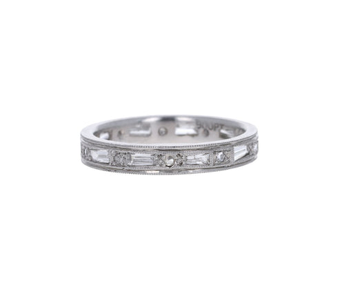 Tapered Diamond Baguette Band