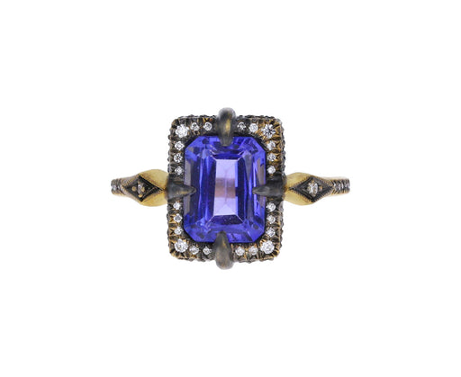 Tanzanite Diamond Venus Ring