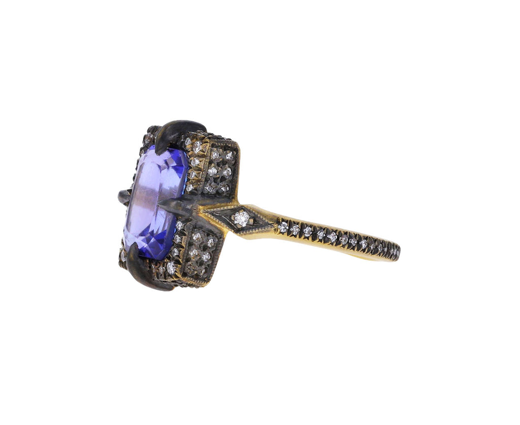 Tanzanite Diamond Venus Ring