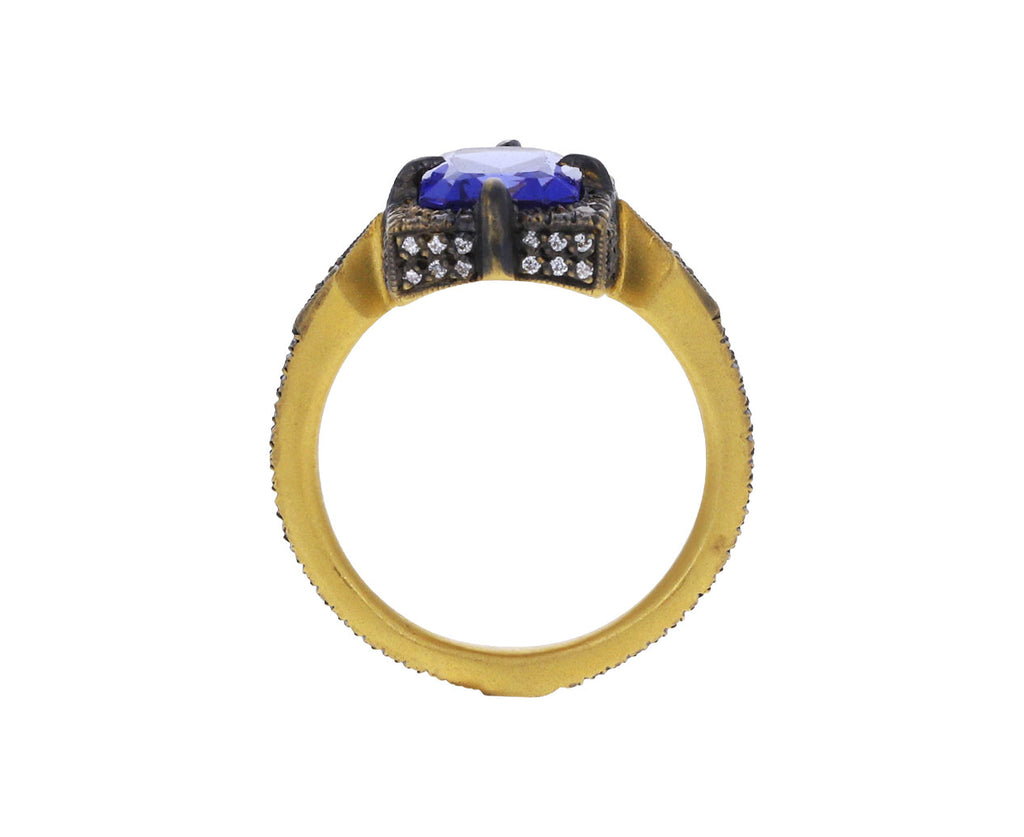 Tanzanite Diamond Venus Ring