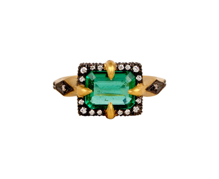 Cathy Waterman Zambian Emerald Venus Ring
