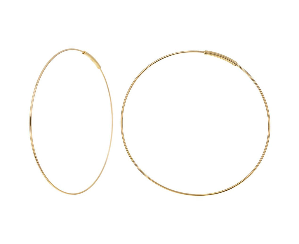 Medium Gold Hoop Earrings - TWISTonline 