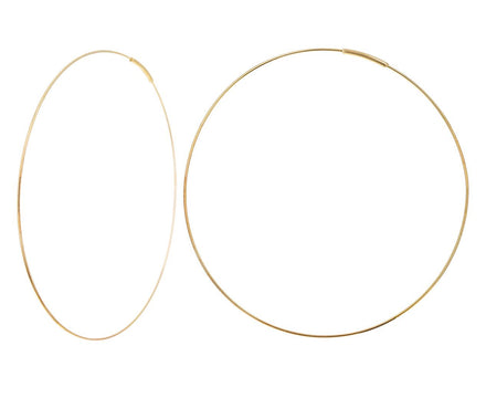 Large Gold Hoop Earrings - TWISTonline 