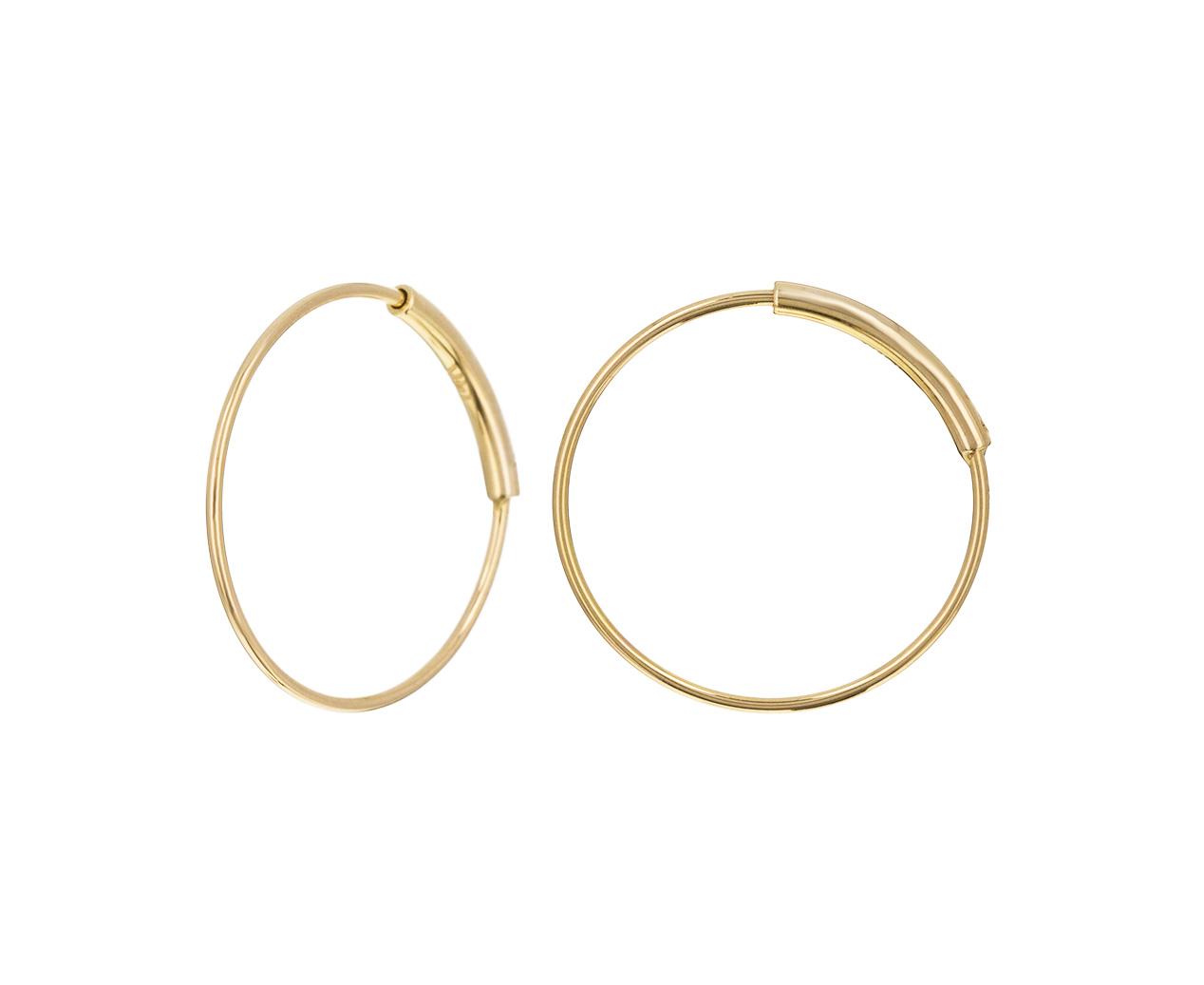 9ct gold hoop earrings sale